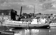 Boat On The River c.1960, Fareham