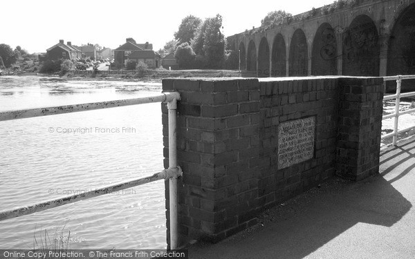 Photo of Fareham, Old Mill Plaque And Railway Viaduct 2005