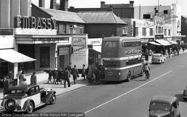 Photo of Fareham, the Embassy Cinema 1952