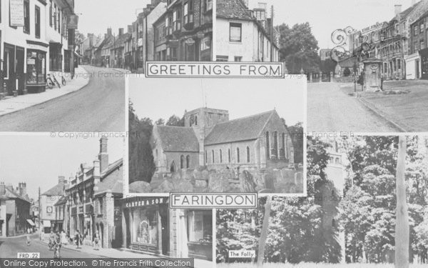 Photo of Faringdon, Composite c.1955