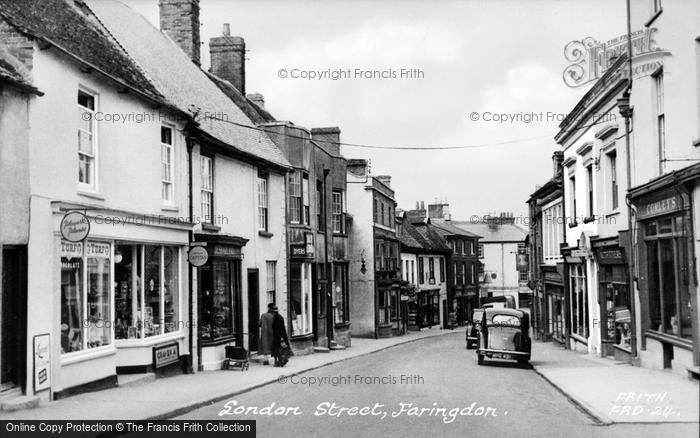 Photo of Faringdon, London Street c.1955
