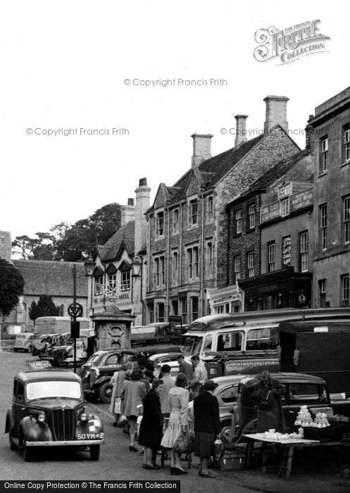 Photo of Faringdon, Market Place c.1950