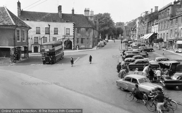 Photo of Faringdon, Market Place c.1960