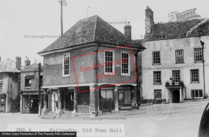 Photo of Faringdon, Old Town Hall c.1950