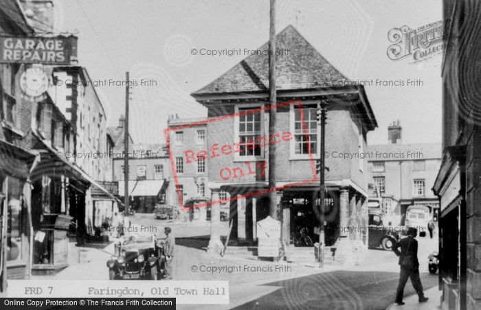 Photo of Faringdon, Old Town Hall c.1950
