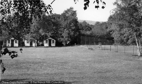 Photo of Farley Green, Playing Fields And Chalets, Tree Tops Holiday Camp c.1955
