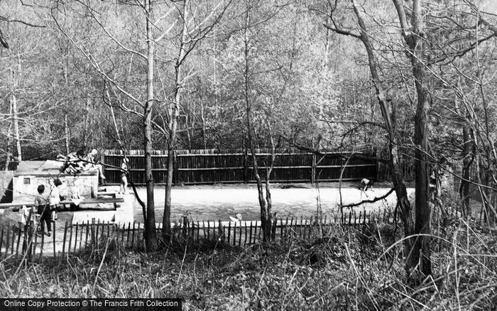 Photo of Farley Green, The Swimming Pool, Tree Tops Holiday Camp c.1955