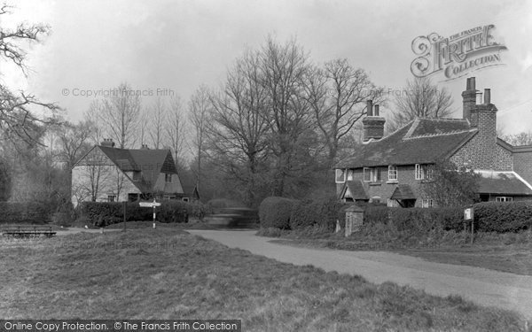 Photo of Farley Green, The Village c.1950