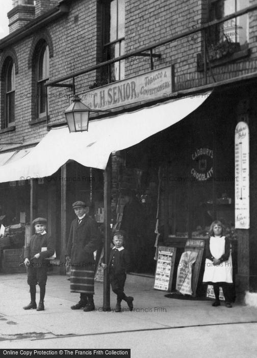 Photo of Farnborough, C. H. Senior Tobacco And Confectionery, Lynchford Road 1905