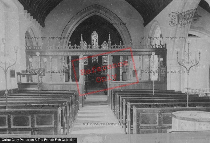 Photo of Farnborough, Church Interior 1908