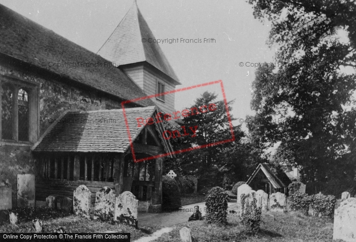 Photo of Farnborough, Church, Old Porch 1908