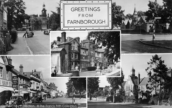 Photo of Farnborough, Composite c.1920