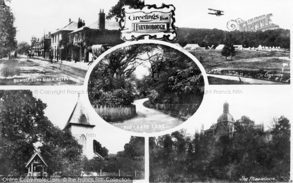 Photo of Farnborough, Composite c.1925