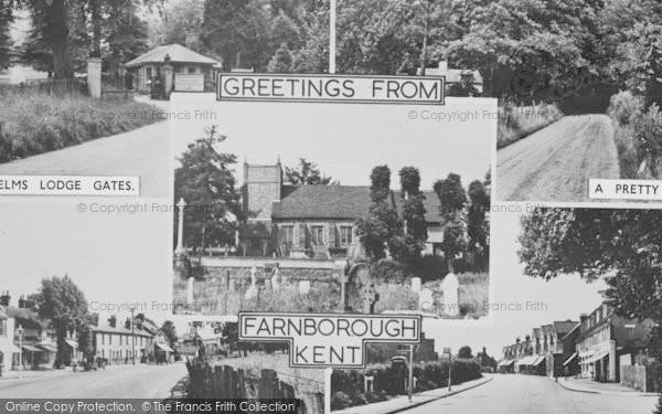 Photo of Farnborough, Composite c.1955
