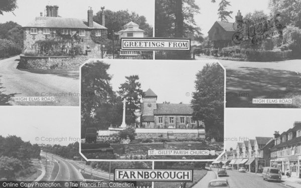 Photo of Farnborough, Composite c.1965