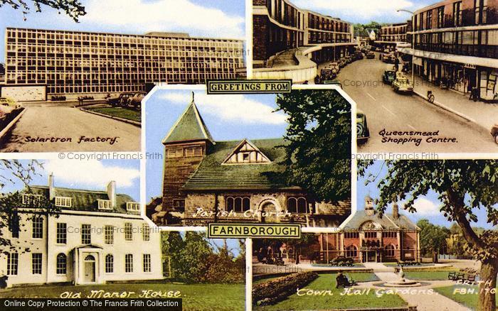 Photo of Farnborough, Composite c.1965