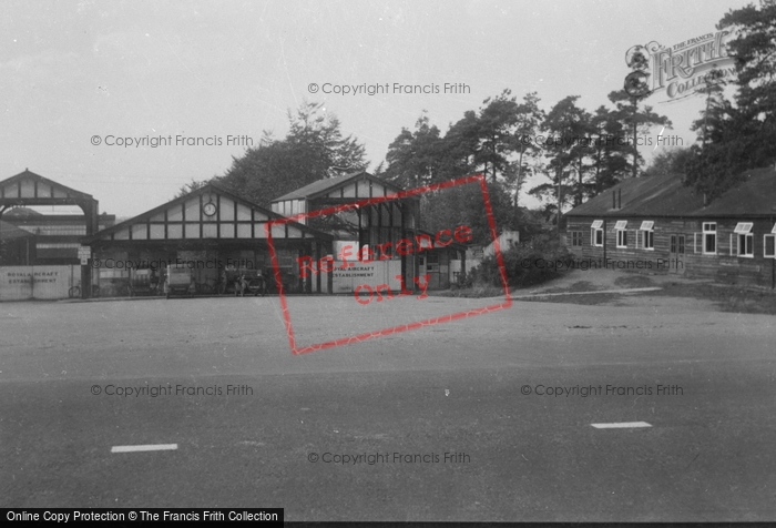 Photo of Farnborough, Entrance To Royal Aircraft Establishment 1932