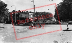 Farnborough Road And Roundabout c.1955, Farnborough