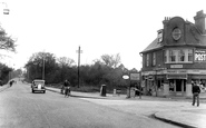 Farnborough Road, Pinehurst Corner c.1955, Farnborough