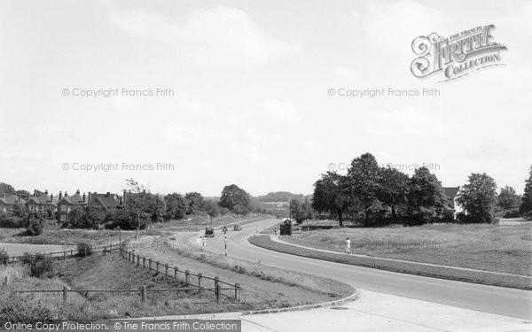 Photo of Farnborough, Farnborough Way From Cherrycot Hill c.1955