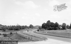 Farnborough Way From Cherrycot Hill c.1955, Farnborough