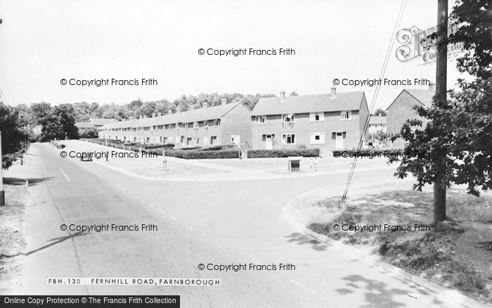 Photo of Farnborough, Fernhill Road c.1960