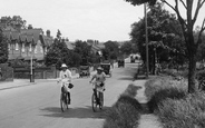Girls Cycling, Lynchford Road 1924, Farnborough