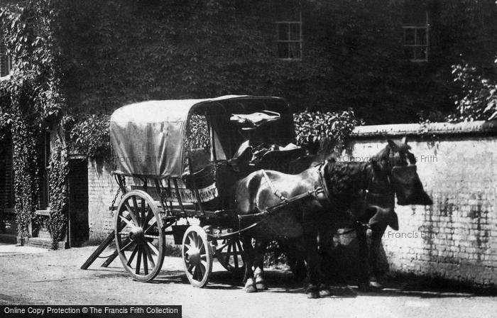 Photo of Farnborough, Horses And Waggon 1908