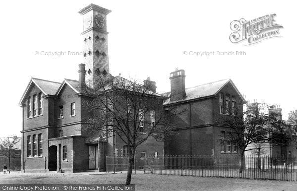 Photo of Farnborough, North Camp, Brigade School 1905