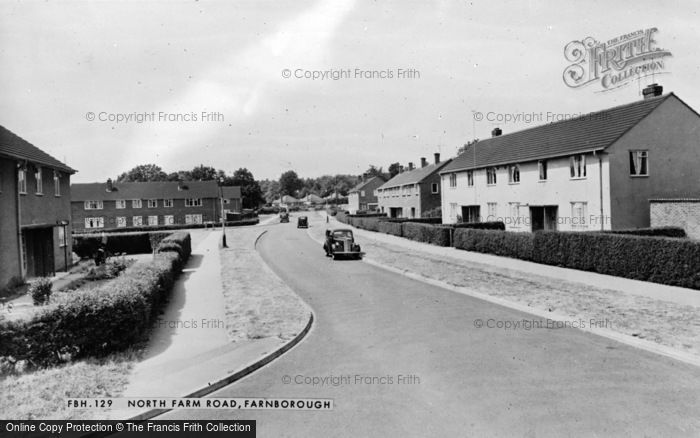 Photo of Farnborough, North Farm Road c.1960