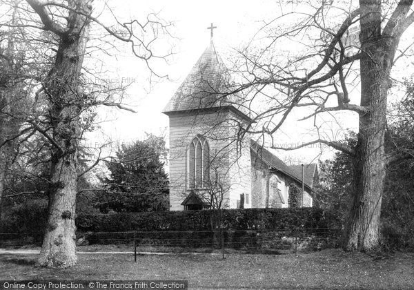 Photo of Farnborough, Old Parish Church 1897