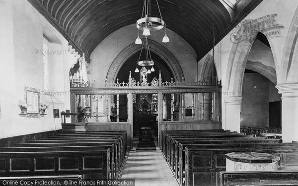 Photo of Farnborough, Parish Church Interior 1923