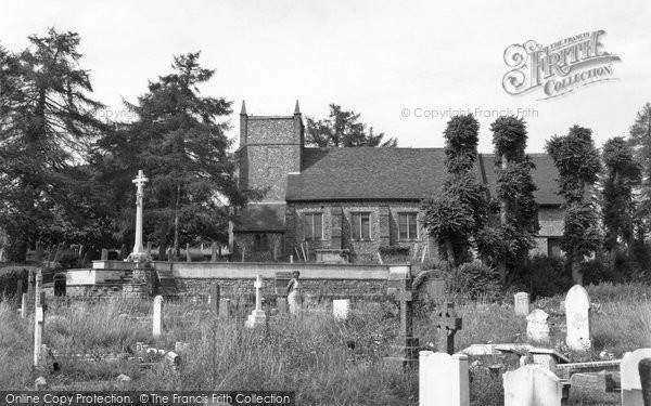 Photo of Farnborough, Parish Church Of St Giles The Abbot c.1955