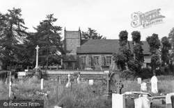 Parish Church Of St Giles The Abbot c.1955, Farnborough