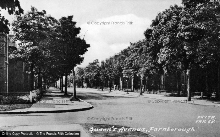 Photo of Farnborough, Queen's Avenue c.1955
