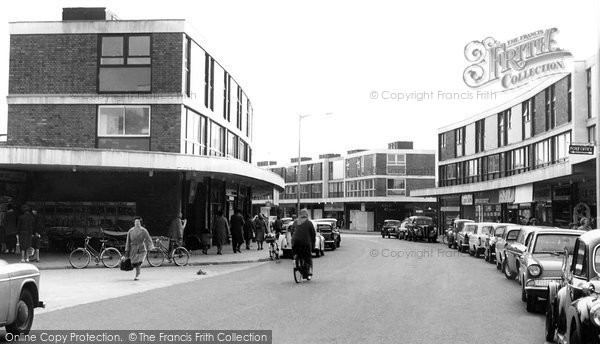 Photo of Farnborough, Queensmead Shopping Centre c.1965