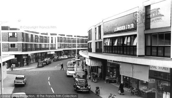 Photo of Farnborough, Queensmead Shopping Centre c.1965