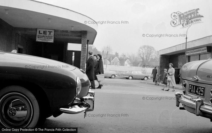 Photo of Farnborough, Queensmead Shopping Centre Car Park 1962