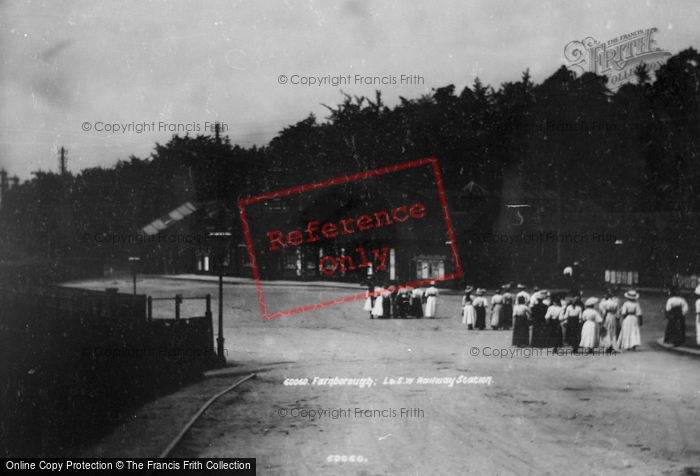 Photo of Farnborough, S & S.W.Railway Station 1908