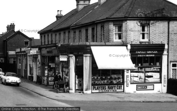 Photo of Farnborough, Shops In Peabody Road c.1965