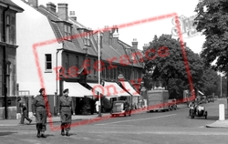 Soldiers In Alexandra Road c.1955, Farnborough