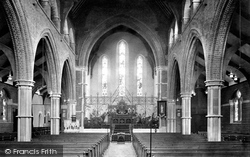 St Mark's Church, Interior 1913, Farnborough