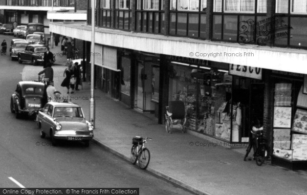 Photo of Farnborough, Tesco, Queensmead Shopping Centre c.1965