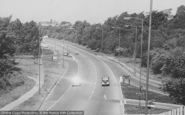 Photo of Farnborough, The By Pass c.1965