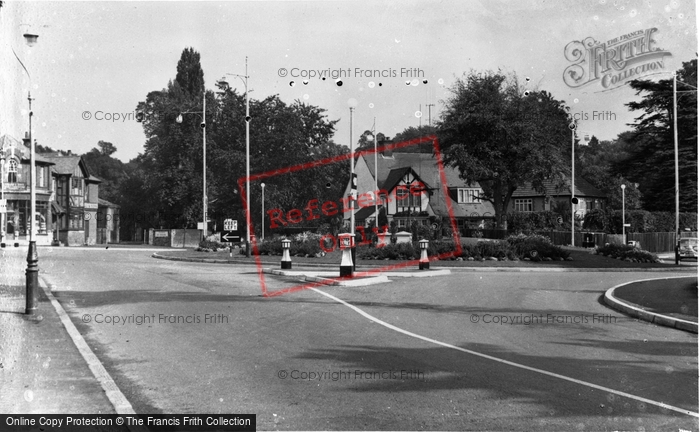 Photo of Farnborough, The Clock House And Roundabout c.1955