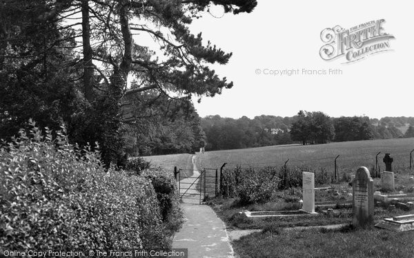 Photo of Farnborough, View From The Church c.1955