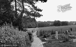 Farnborough, view from the Church c1955
