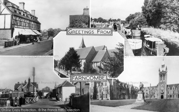 Photo of Farncombe, Composite c.1955