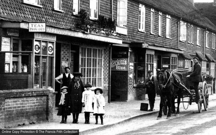 Photo of Farncombe, People By The Shops 1905