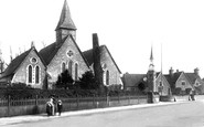 Farncombe, St John's Church and Schools 1905